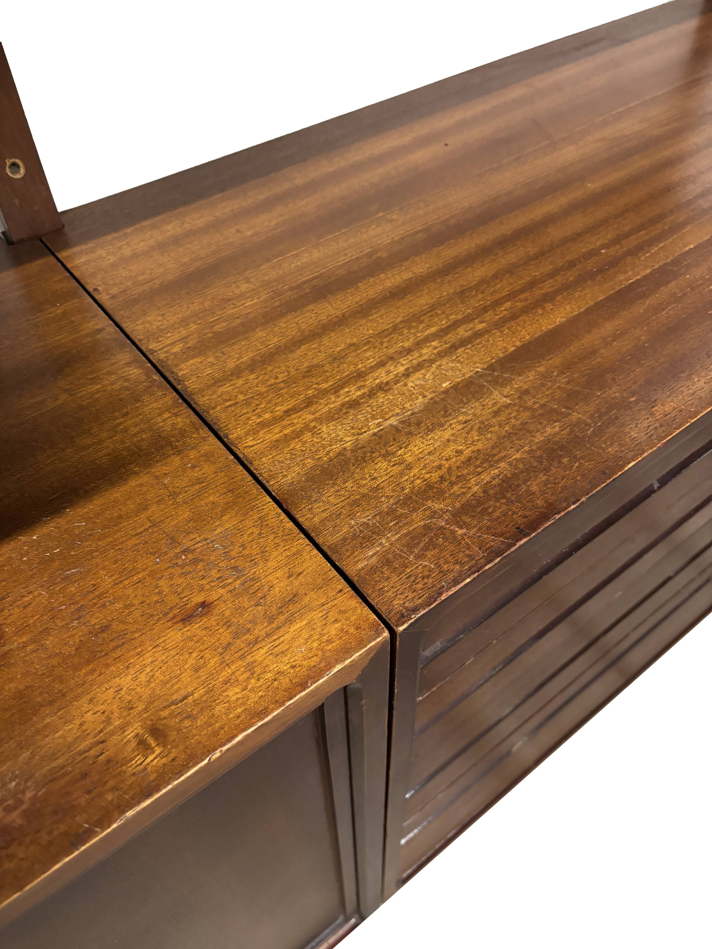 Vintage Poul Cadovius Royal System wall system wall unit