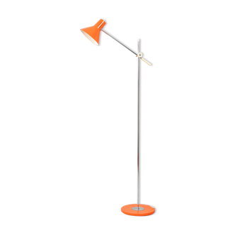 Orange vintage floor lamp, 1970's, France