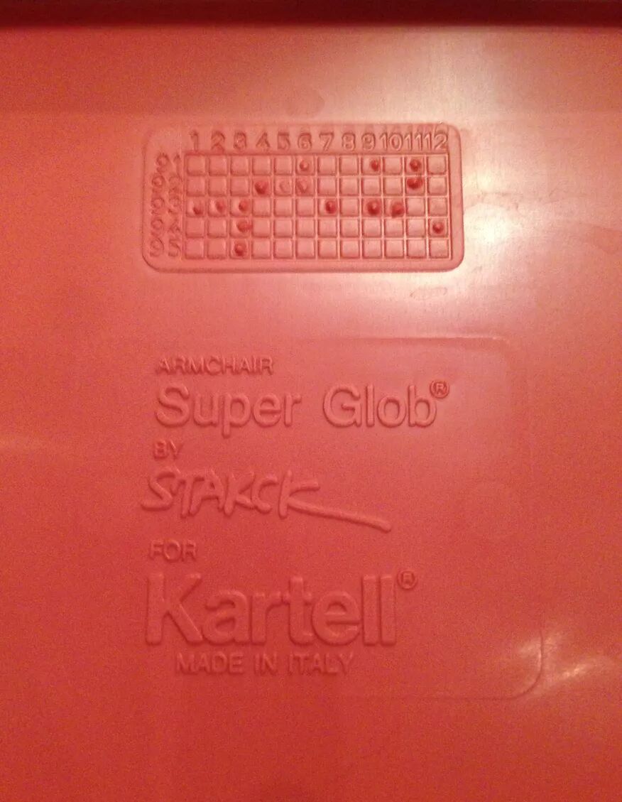 Super Glob model armchair by Philippe Starck for Kartell 1990