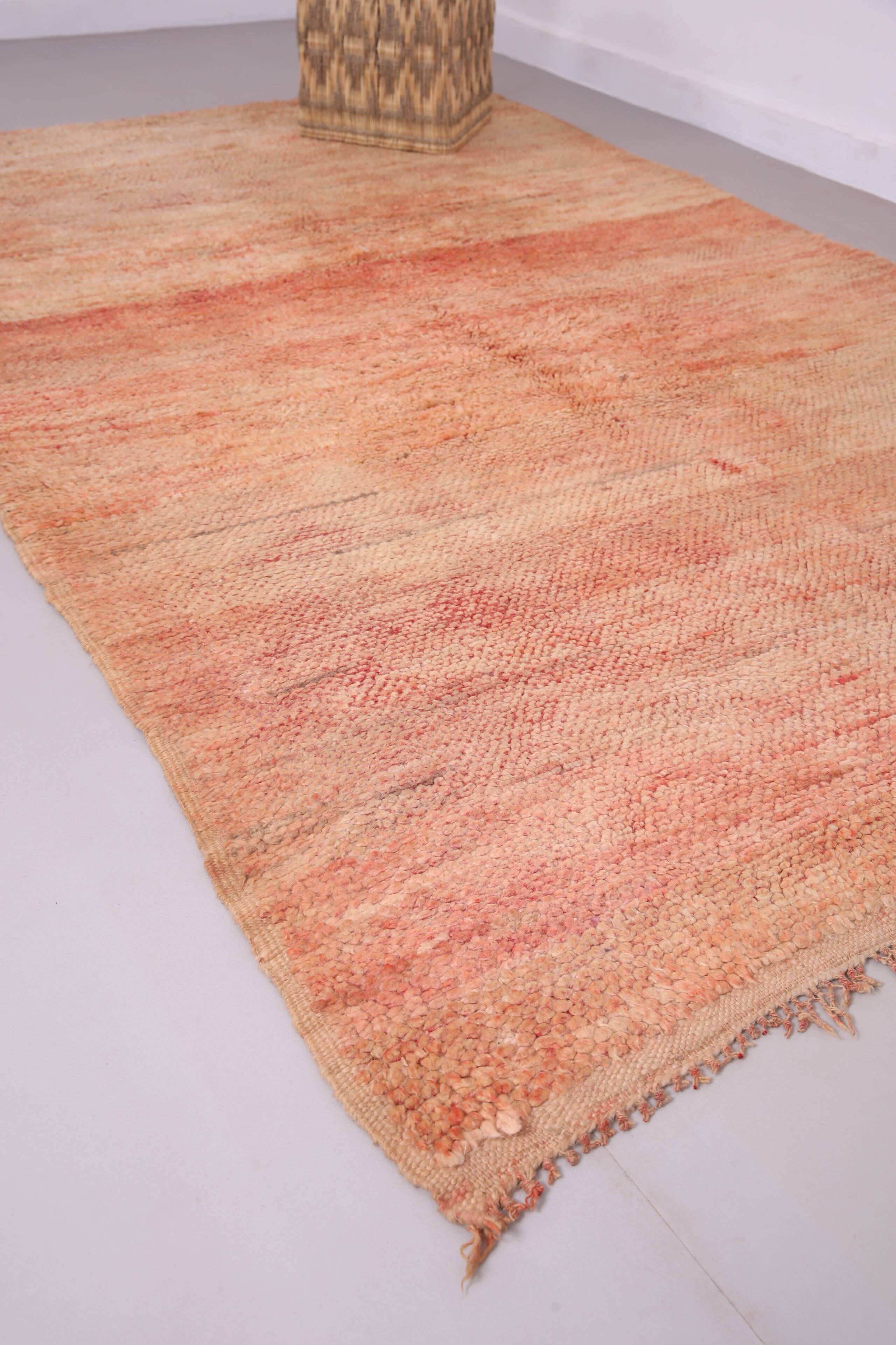 Peach Vintage Boujaad Rug 178 x 284 cm - Moroccan rug - Handmade Berber Rug