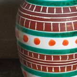 Vintage ceramic vase A. Fazio Vallauris 50s