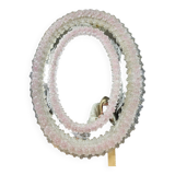 Oval Venice mirror from the 50s in Murano glass