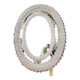 Oval Venice mirror from the 50s in Murano glass