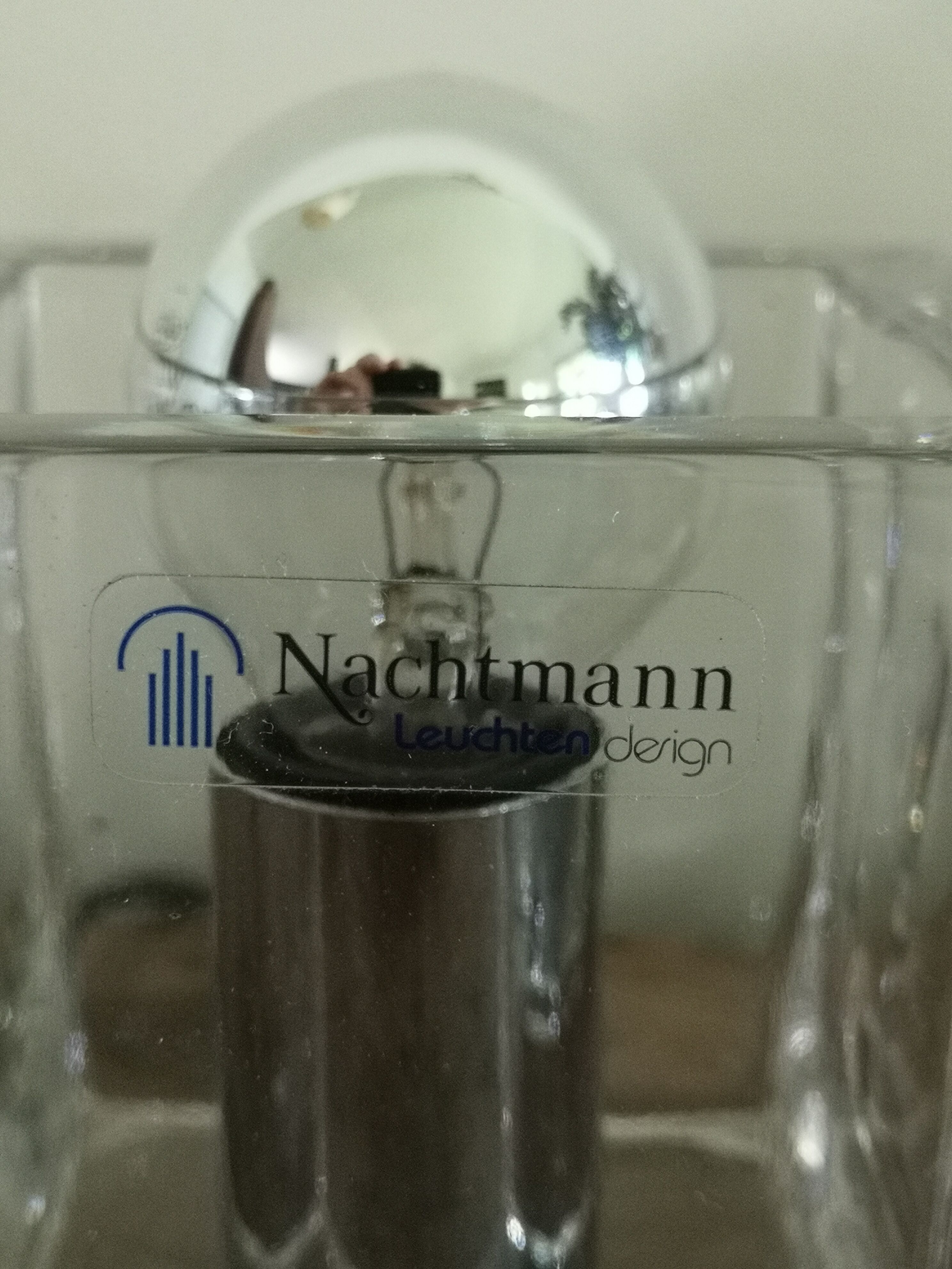 Pair of night lamps Ice cube Preciosa Nachtmann Leuchten