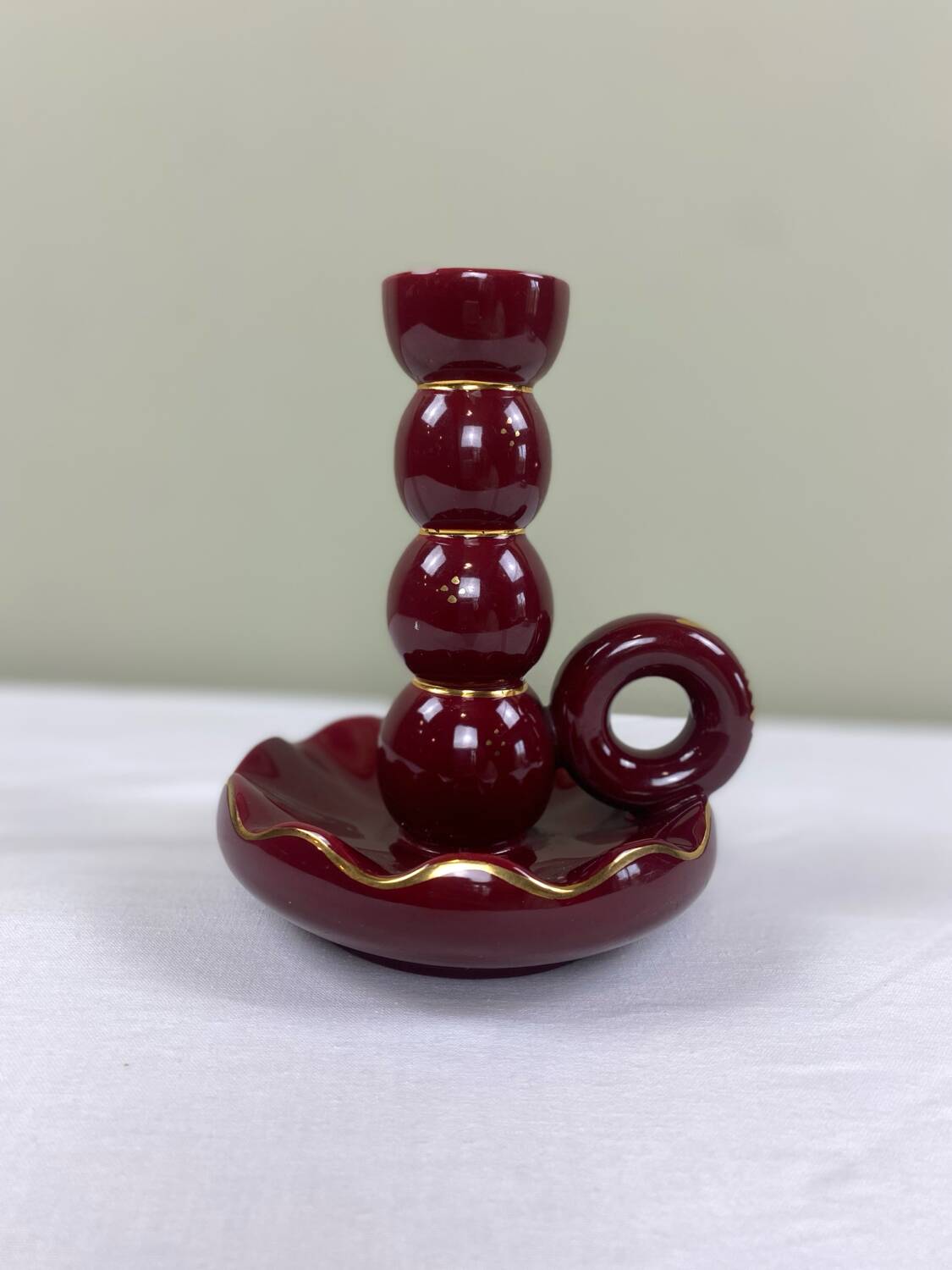 Ceramic candle holder