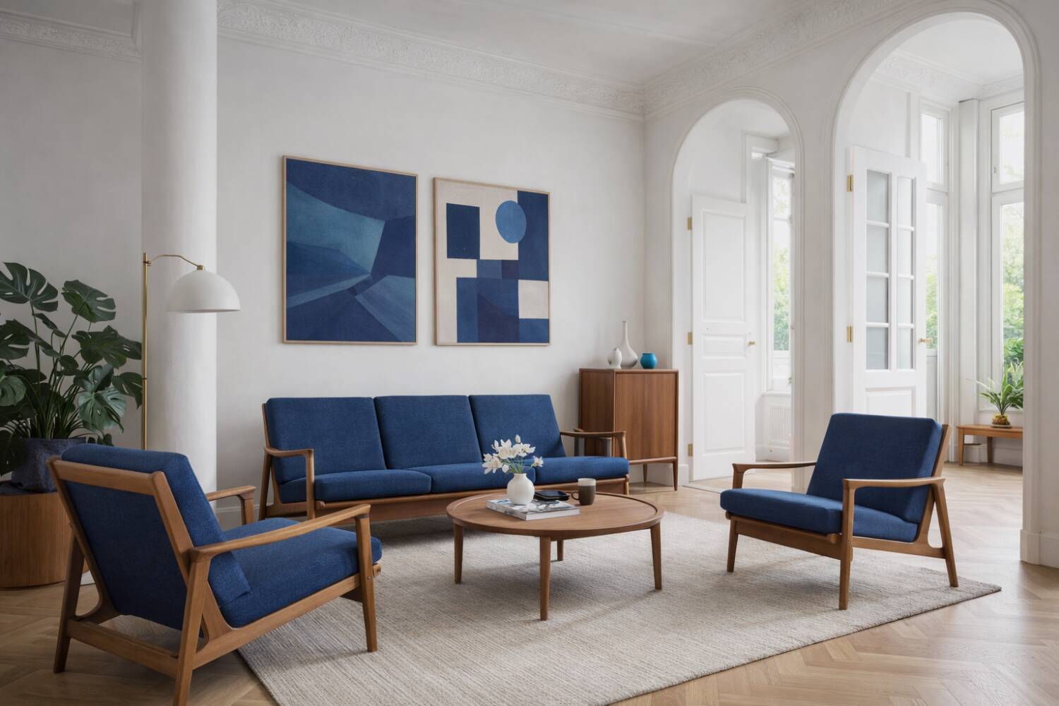 Vintage Mid-Century Australian Modern Teak Sofa & Armchairs by Parker Furniture