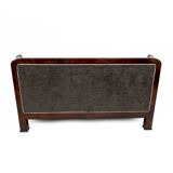 19th Century Biedermeier Mahogany Feather Two Armchairs and Sofa, Vienna