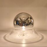 Important table lamp in glass, design by Ornella Noorda, Venini, 1970.