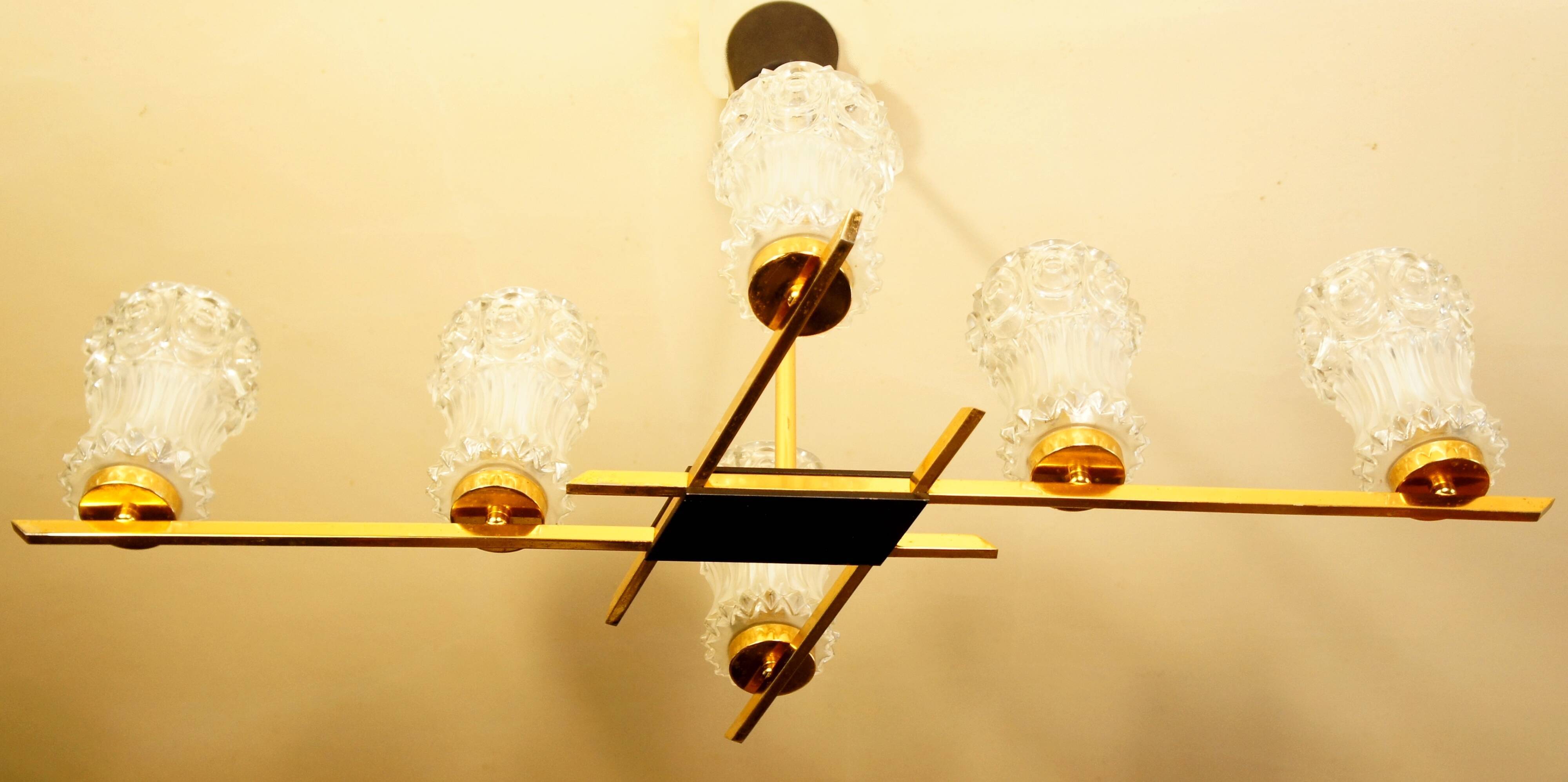 Chandelier 6 fires Maison Arlus