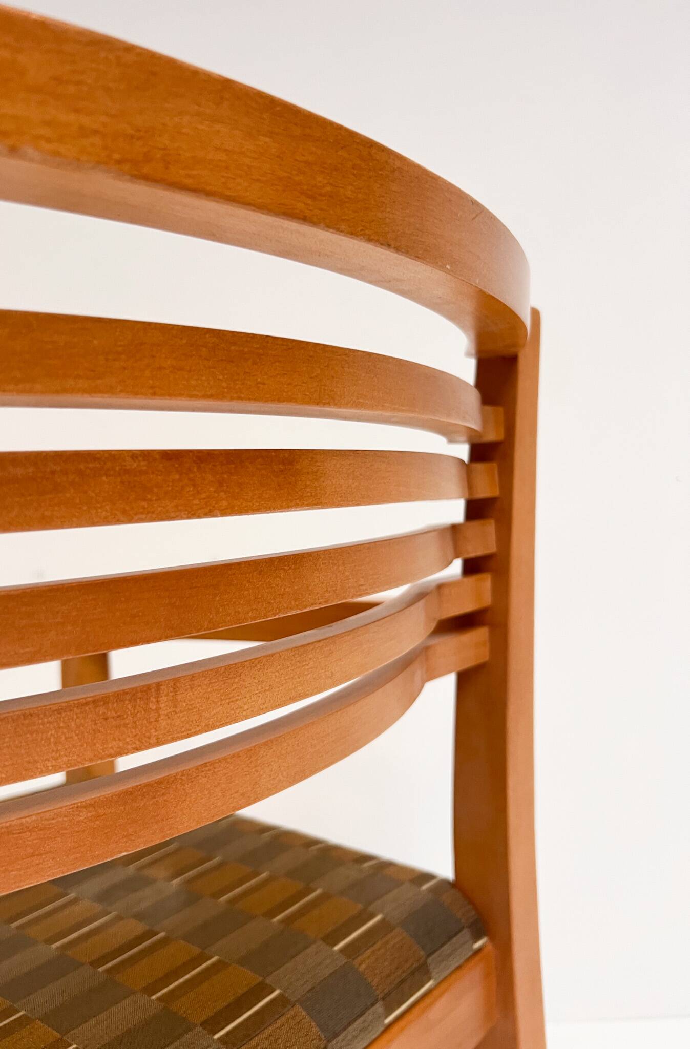 Set of 4 Riccio chairs by Ricchio for Knoll, 1980s