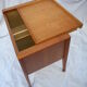 Scandinavian oak sewing basket