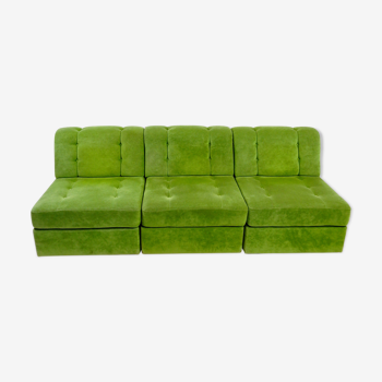 1970s vintage sofa with 3 elements