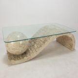 Magnussen Ponte Mactan Stone Coffee Table, 1980s