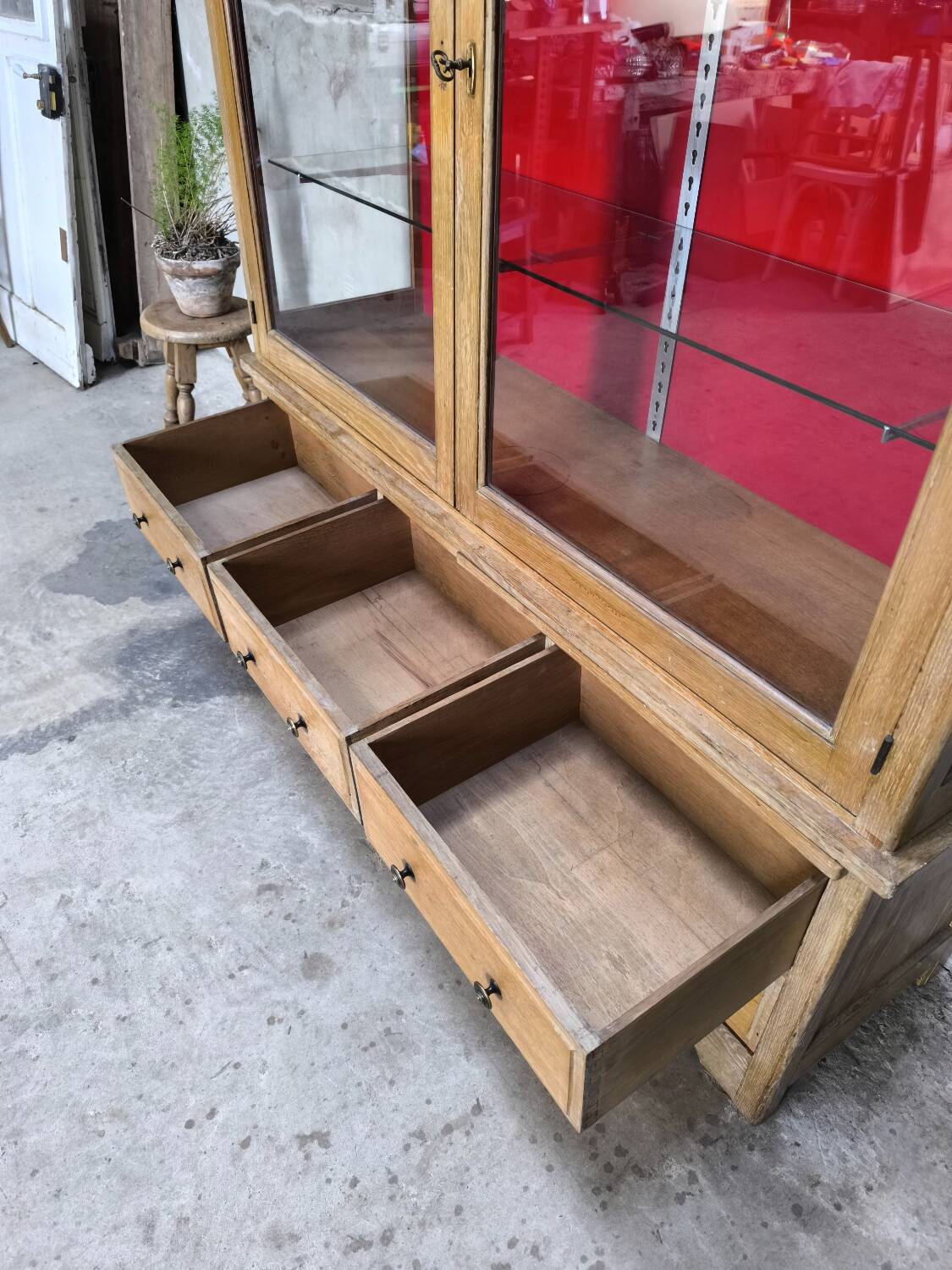 1950s trade furniture display case