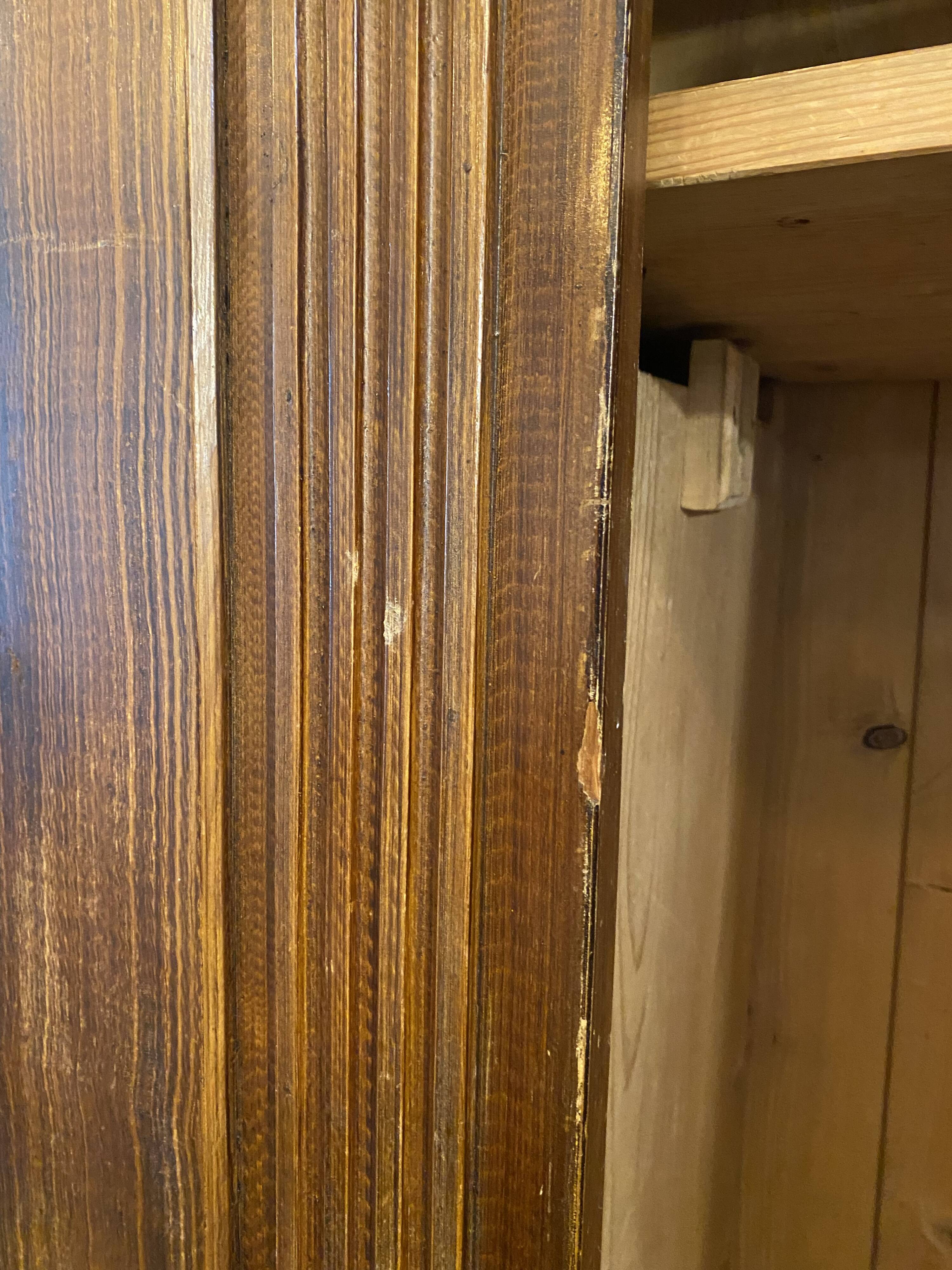 Wooden wardrobe from the early 20th century.