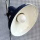Vintage blue metal desk lamp