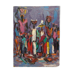 Louis Koyongonda, femme portant