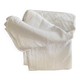 Old white cotton tablecloth.