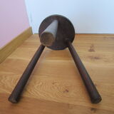 Wooden tripod stool
