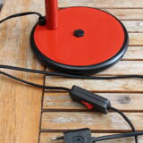 Aluminor desk lamp red 80's