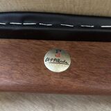 Finished Juhl armchair and its ottoman.