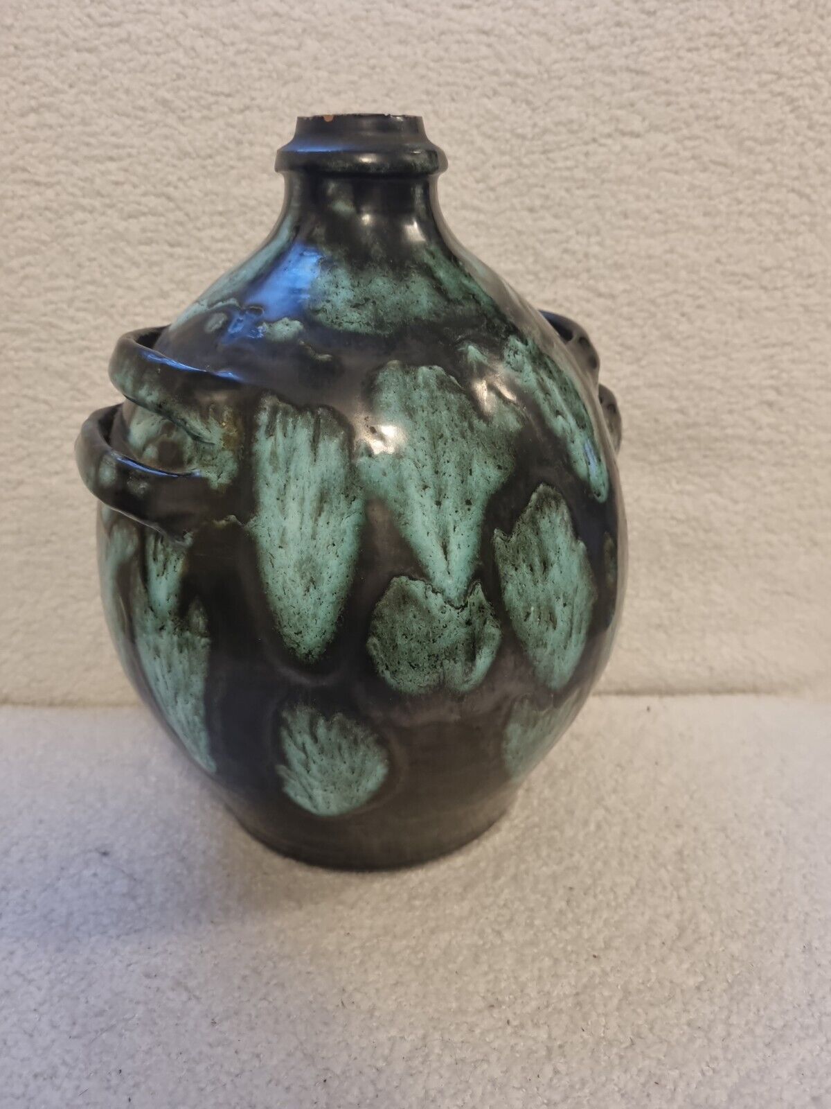 Vase ball with handles art deco year 30