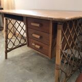 Rattan desk