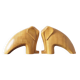 Mid-Century Wooden Bookends, 1960s, Set of 2