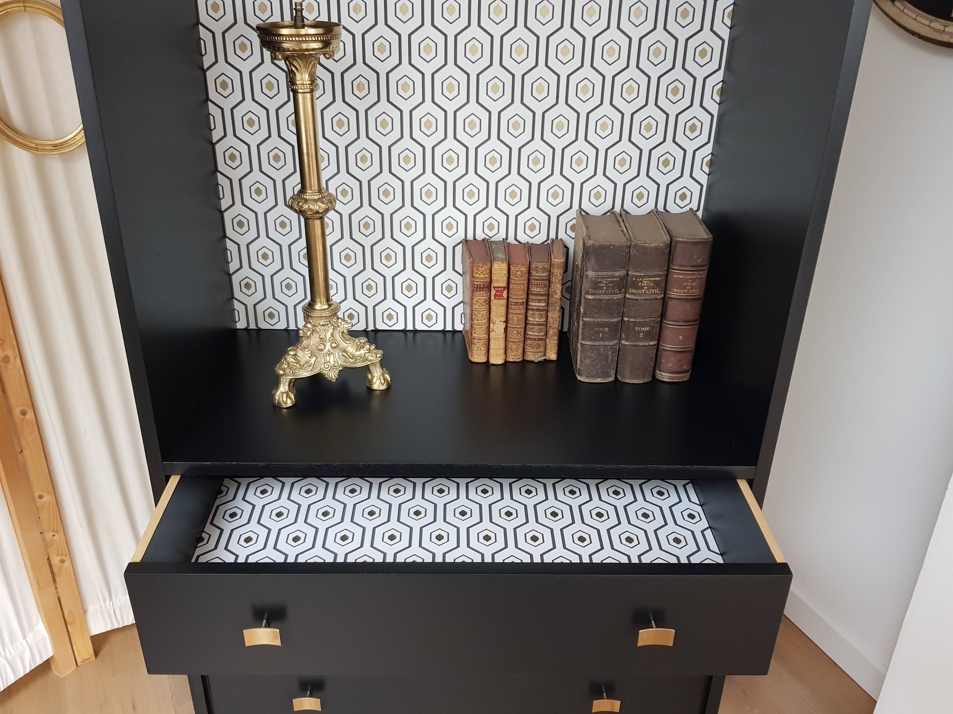 Vintage library dresser