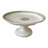 Compotier high iron earth st amand green early twentieth century
