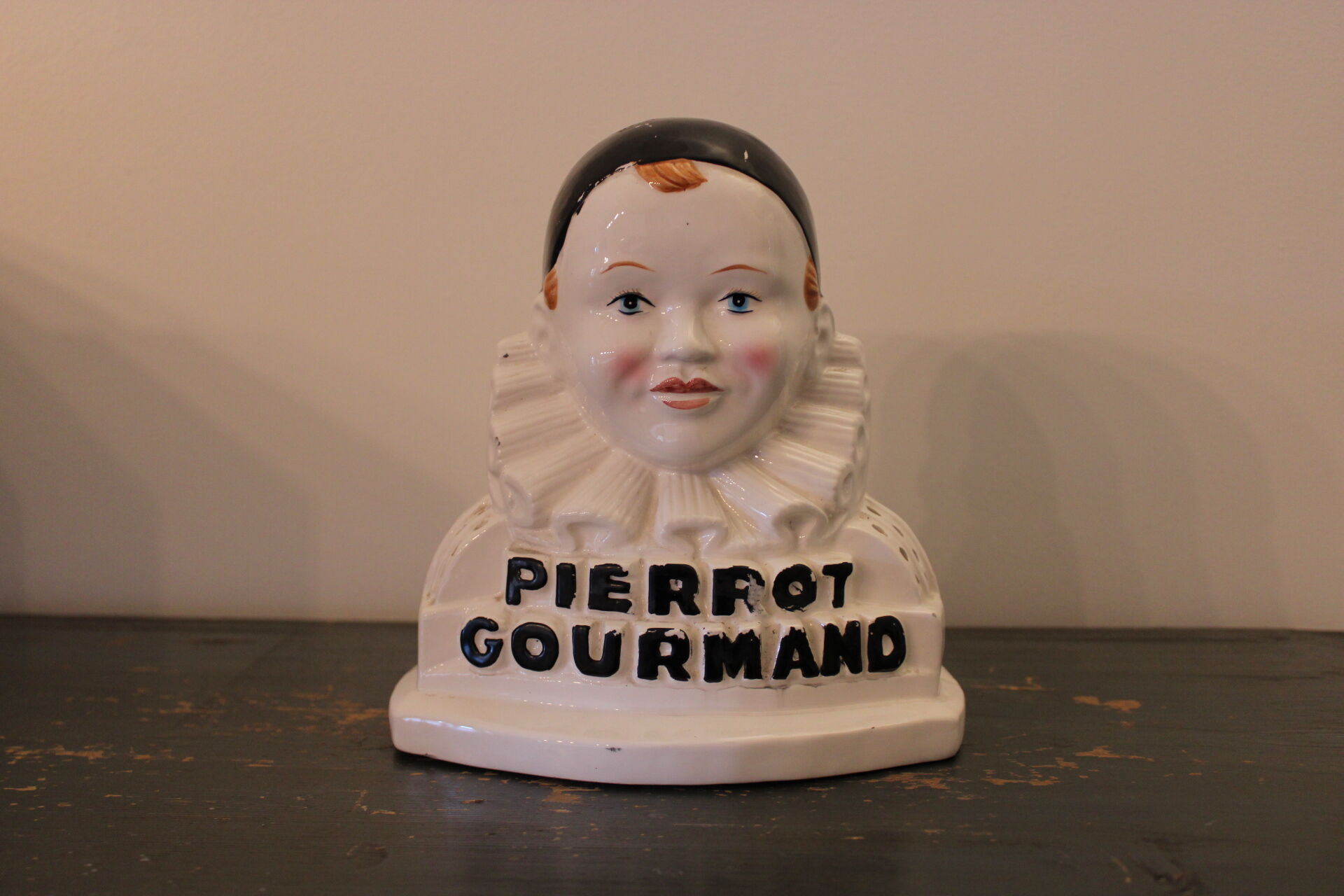 Porte-sucettes de comptoir "Pierrot Gourmand"