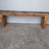 Vintage workshop bench 1960s solid wood