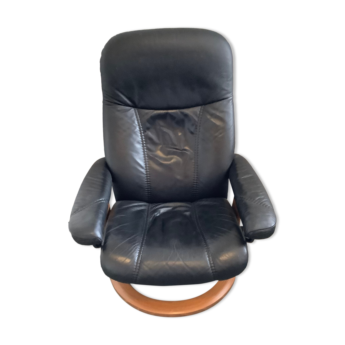 Stressless armchair in vintage black leather