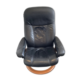 Stressless armchair in vintage black leather