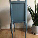 Guéridon en bois bleu
