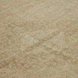 Hand-Knotted Persian One of a Kind 1970s 303 cm x 408 cm Beige Wool Carpet