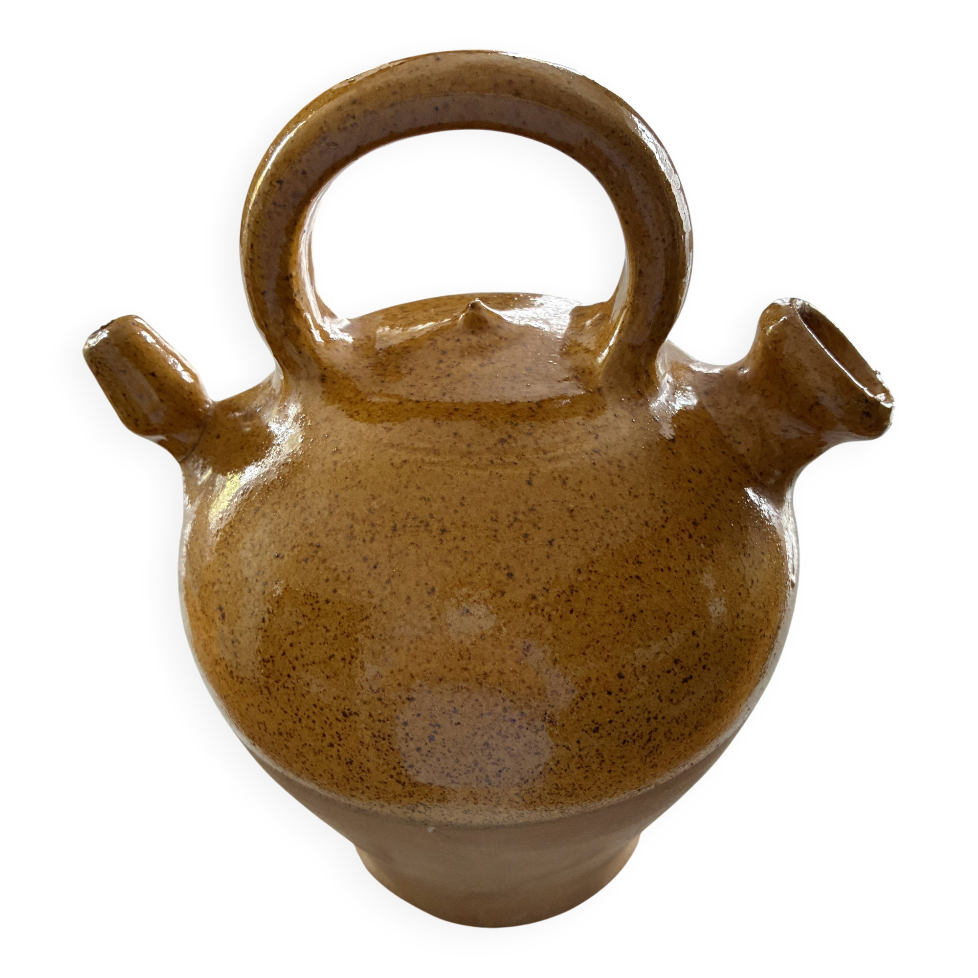 Pichet cruche gargoulette terre cuite ancienne