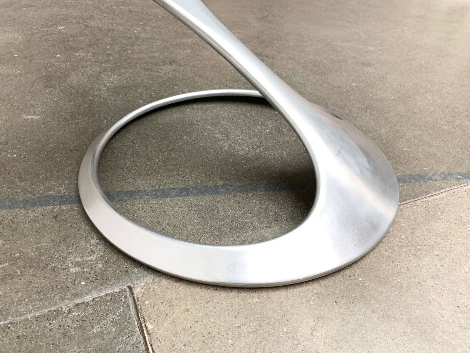 Mid-Century German Space Age side table by Knut Hesterberg for Ronald Schmitt, 1960s