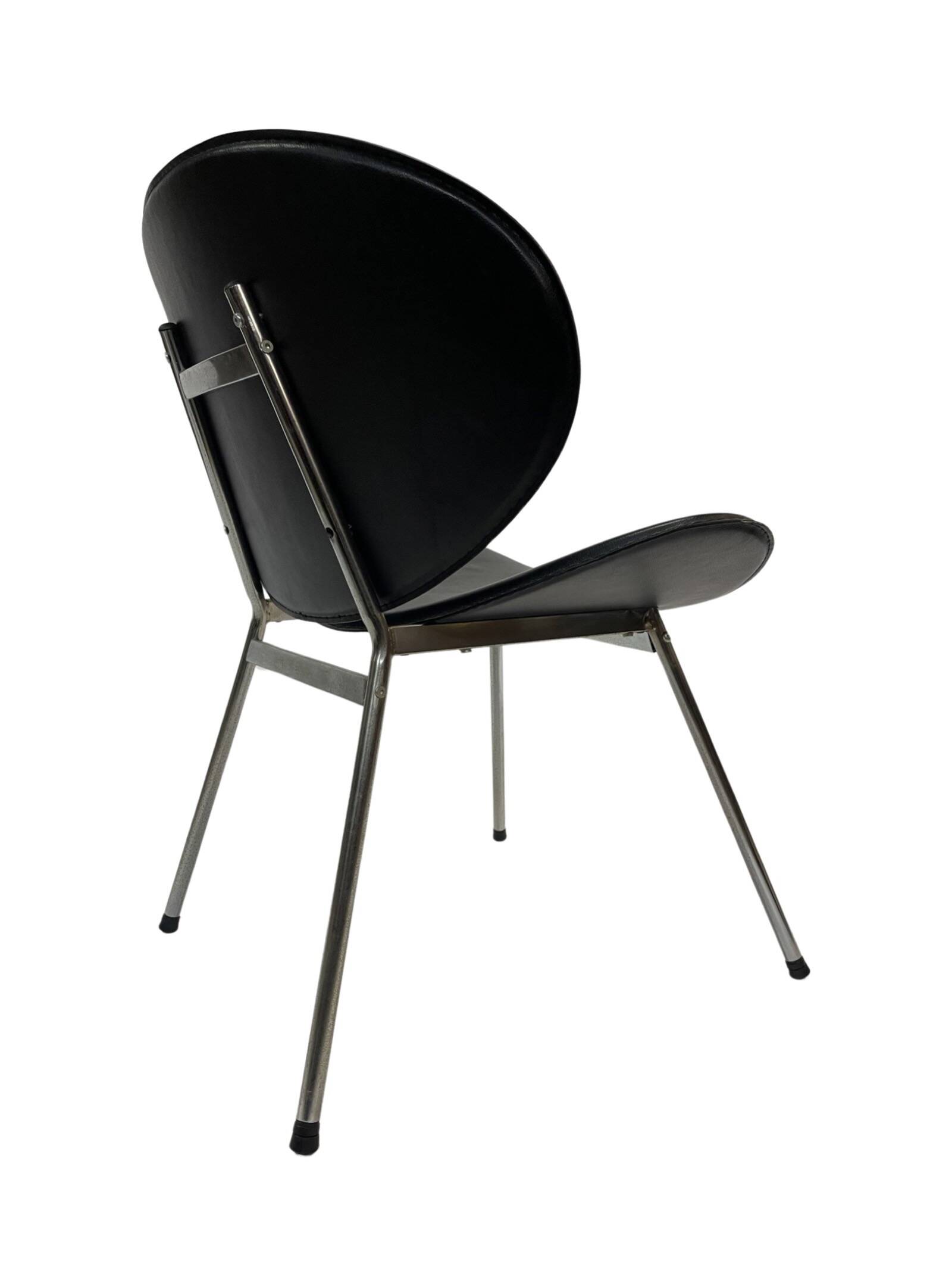 Vintage dining chairs set of four Italy 1990's Design in Black