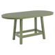 Handmade solid wood oval dining table, Bacon Collection