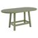 Contemporary handcrafted oval table from the Bacon collection.
