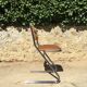 Set de 4 chaises acier chromé et velours