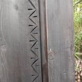 Set of 2 carved wooden panels/doors + 1 to restore
