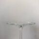 Set of 9 antique champagne glasses in engraved glass