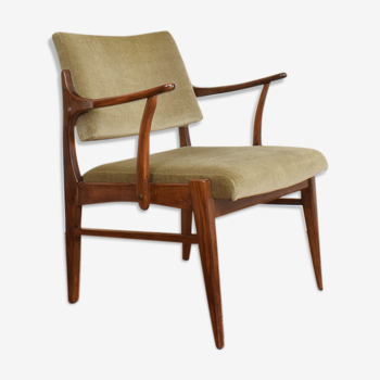 Fauteuil allemand du milieu du siècle, années 1970.