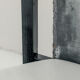 Postmodern Throne Chair in Black Lacquered Wood, Iron Sh