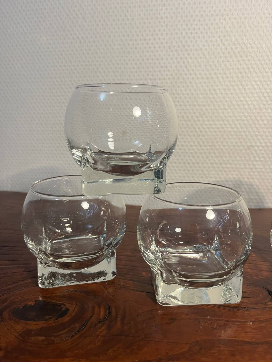 Designer ice cube glass