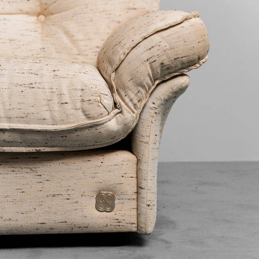 Divano 2 posti tessuto mod. soffio doimo anni ’70 vintage modernariato