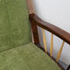 1950s chair in beige and green