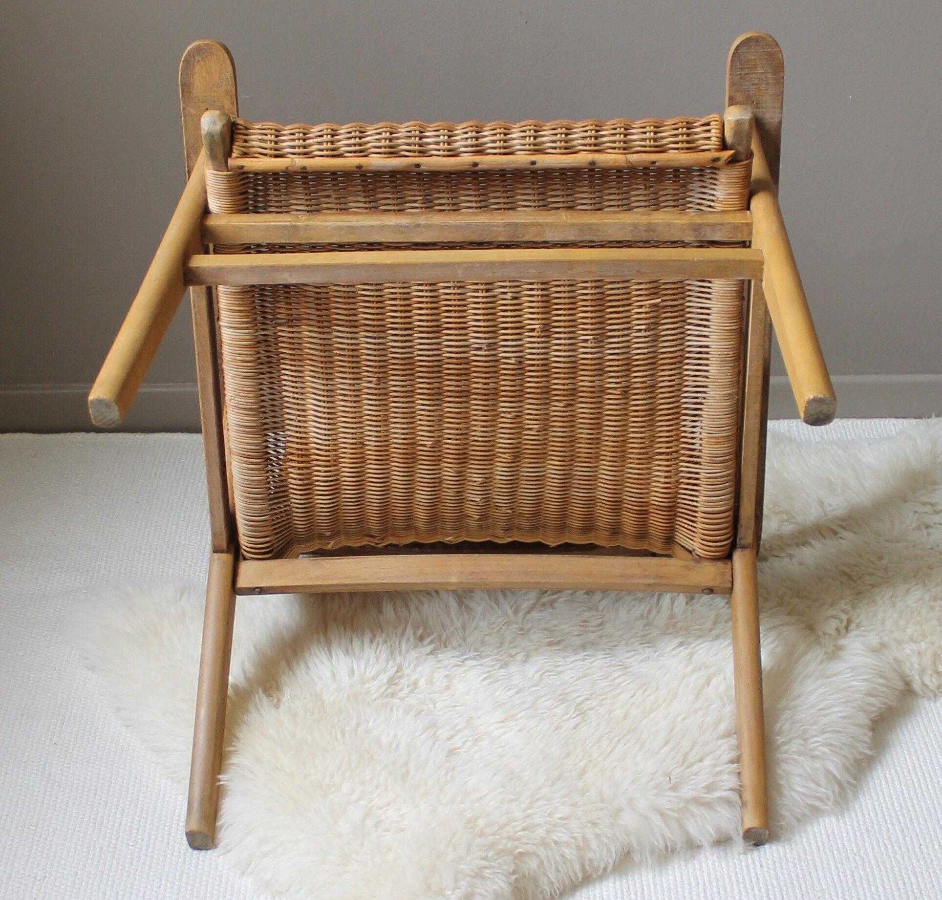 Se of Vintage rattan armchair